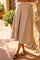Pauline Skirt | Sand | Nederdel fra Prepair