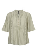 Camilla Blouse | Green | Bluse fra Prepair