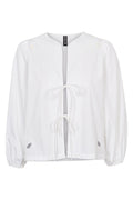 Mira Blouse | White | Bluse fra Prepair