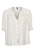 Nancy Blouse | White | Bluse fra Prepair