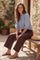 Sanna Blouse | Blue | Bluse fra Prepair