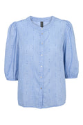 Sanna Blouse | Blue | Bluse fra Prepair