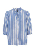 Maggie Blouse | Blue | Bluse fra Prepair