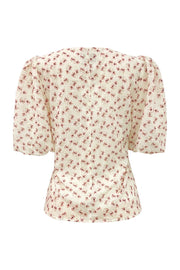 Opal Ss Blouse | Rosa Flower | Bluse fra Liberté