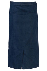 Asta Slimfit Skirt | Dark Blue Denim | Nederdel fra Liberté