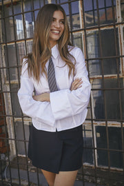 Sanna Bell Sleeve Shirt 35903 | White | Bluse fra Co'couture