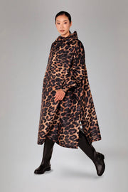 Dark Leopard | Brun | Regnponcho fra Rainkiss