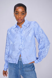 Zabia Flawo Shirt  | Hydrangea | Skjorte fra Mos Mosh