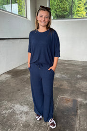 Lora Pants | Blå | Bukser fra French Laundry
