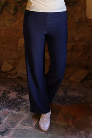 Henne Wide Pants | Navy | Bukser fra Liberté