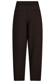 Vola Carrot Pleat Pant 31560 | Dark Brown | Bukser fra Co'couture