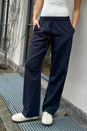 Sonar Linen Pants | Navy | Bukser fra Neo Noir