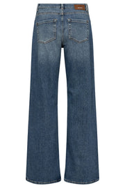 Dara Vint Jeans  Regular | Mid Blue | Jeans fra Mos Mosh