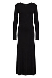 Natalia Ls Long Dress | Black | Kjole fra Liberté