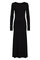 Natalia Ls Long Dress | Black | Kjole fra Liberté