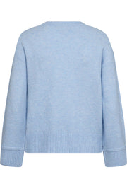 Mulle Pullover 204036 | Chambray Blue Melange | Strik fra Freequent