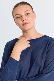 Betty Pullover 207185 | Patriot Blue | Strik fra Freequent