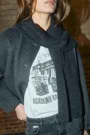 Livia O-SS Tee | White | T-shirt fra Mos Mosh