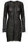 Mesh LS Wrinkle Dress | Black | Kjole fra Liberté