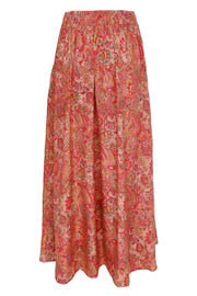 Luna Regular Skirt | Coral Tropical | Skjorte fra Black Colour