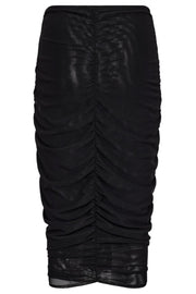 Reagan Ruched Skirt 34174 | Black | Nederdel fra Co'couture