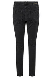 Naomi Perla Jeans Regular | Black | Jeans fra Mos Mosh