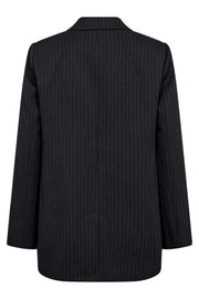 Ida Pin Single Oversi Blazer | Dark Grey | Blazer fra Co'couture