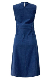 Asta Ns Long Dress | Blue Denim | Kjole fra Liberté