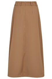 AnyaCC Pleat Skirt | Khaki | Nederdel fra Co'couture