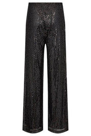 Sage Sequin Long Pant | Gun metal | Bukser fra Co'couture