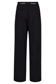 Amina Logo Panel Pant 31365 | Black | Bukser fra Co'couture