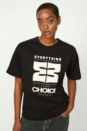 Zori O-SS Tee | Black | T-shirt fra Mos Mosh