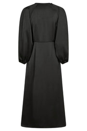 Isobel Heavy Sateen Dress | Black | Kjole fra Neo Noir