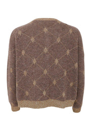 Elva Knit Cardigan | Taupe | Strik fra Black Colour