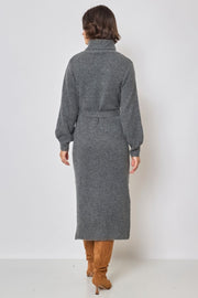 Long Knit Dress | Mørkegrå | Kjole fra Avery