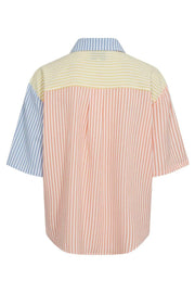 Viola Ss Shirt | Stripe Mix | Skjorte fra Liberté