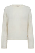 Mape O-Neck Strick | Ecru | Stricken von Mos Mosh