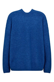 Thora V-Neck Knit | Blue Lolite | Strik fra Mos Mosh