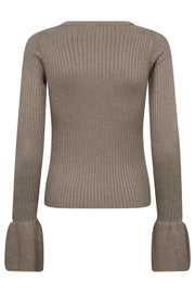 Balin Wide Cuff Knit 32191 | Light Walnut | Strik fra Co'couture
