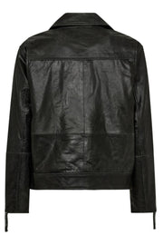 Floyd Crop Leather Jacket 30299 | Black | Jakke fra Co'couture