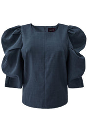 Winnie Blouse | Dark Navy | Bluse fra Liberté