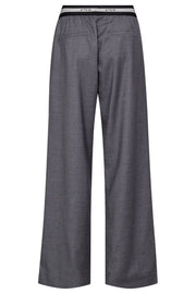 Coco Tailor Logo Pant | Grey Melange | Bukser fra Co'couture