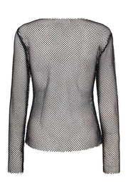 Krystal Net Blouse 32117 | Black | T-Shirt fra Co'couture