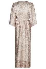 Reve Deco Paisley Dress | Taupe | Kjole fra Neo Noir