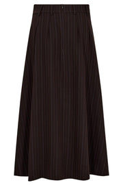 Anya Trinny Pleat Skirt 44001 | Dark Brown | Nederdel fra Co'couture