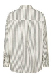 Dalma Crepe Stone Shirt | Brown | Bluse fra Neo Noir