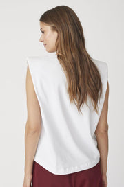 Eduarda T-shirt | Hvid | Tee top fra Co'couture