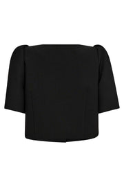 Vola Crop Tie SS Blazer 30193 | Black | Blazer fra Co'couture