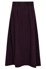 Anya Trinny Pleat Skirt 44001 | Plum | Nederdel fra Co'couture
