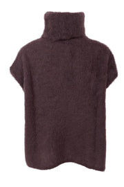 Bjoerk Rollneck Vest | Coffee | Strik fra Black Colour